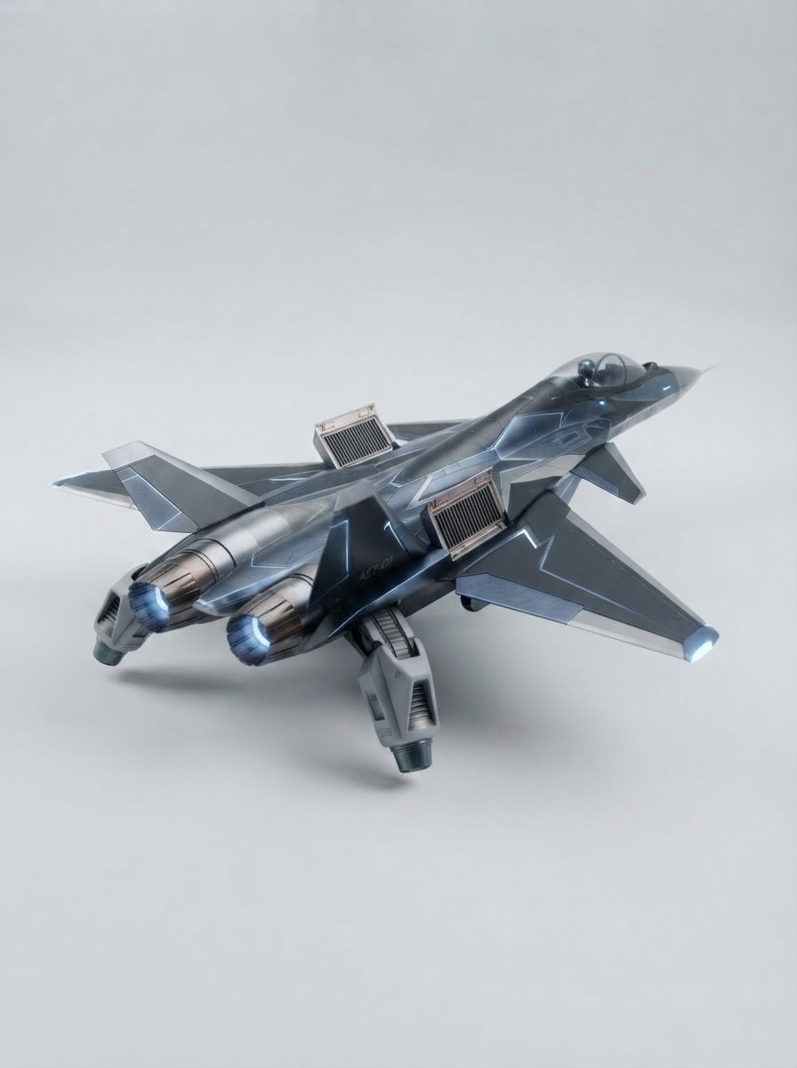 Sleek Racing Fighter Jet (2)