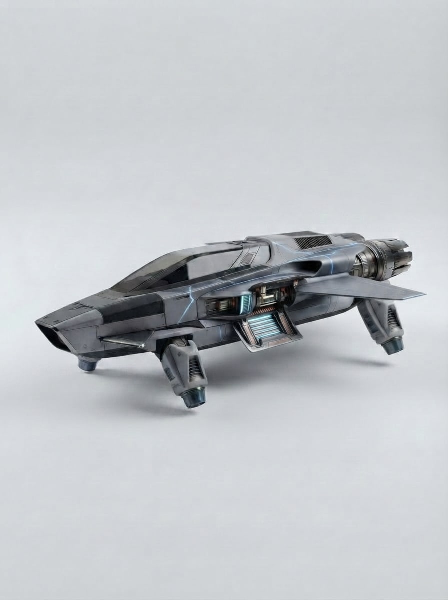 Sleek Racing Fighter Jet (3)