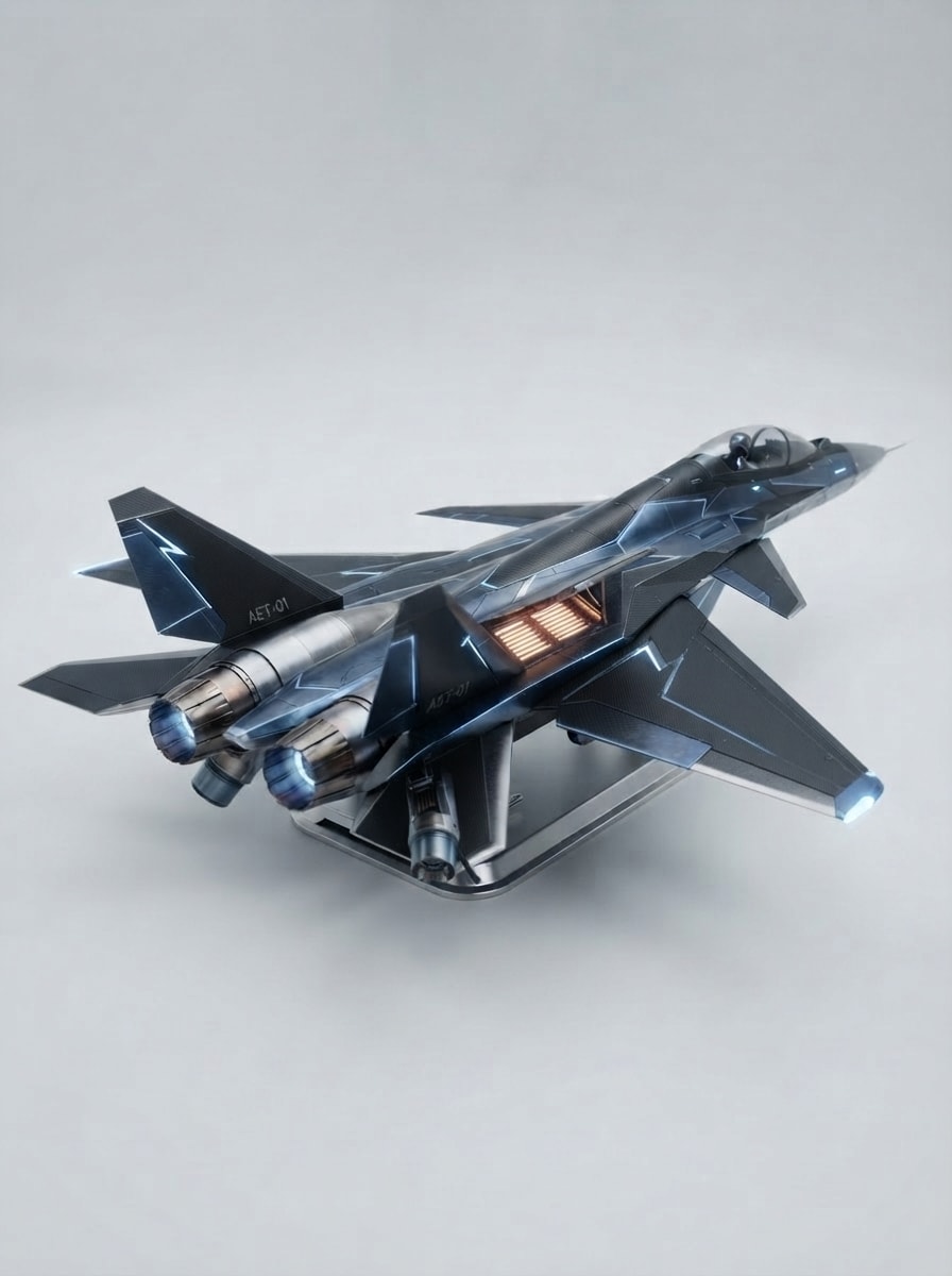 Sleek Racing Fighter Jet (4)