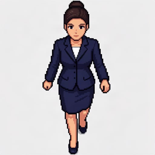 Walking Businesswoman Sprite