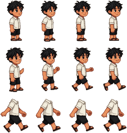 Cozy Farmer Animation Sheet