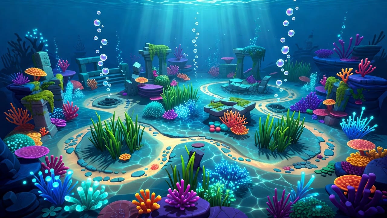 Boom Stars - Underwater Arena Map