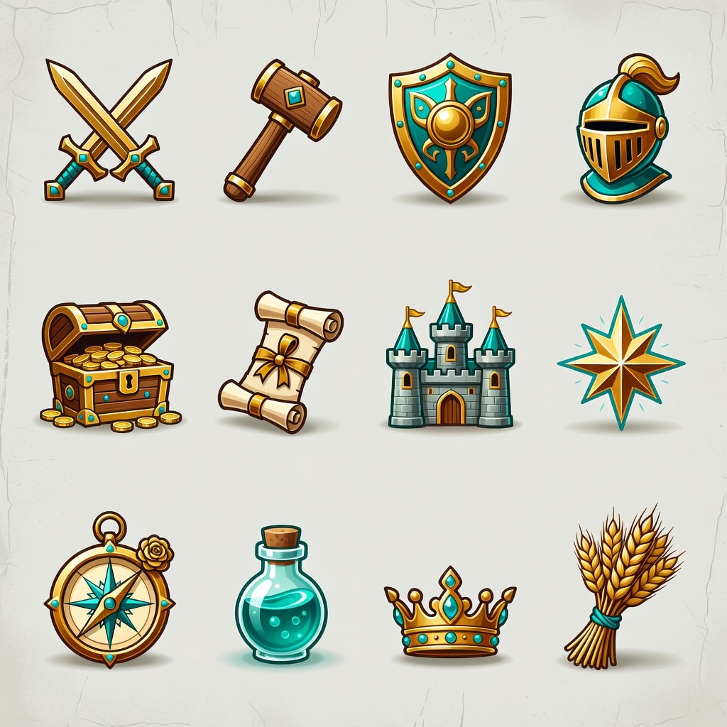 Ícones do Reino — Interface