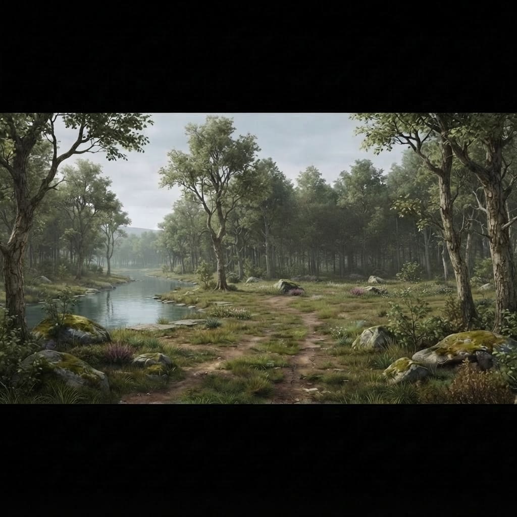 Image: The clearing stands completely open in the center