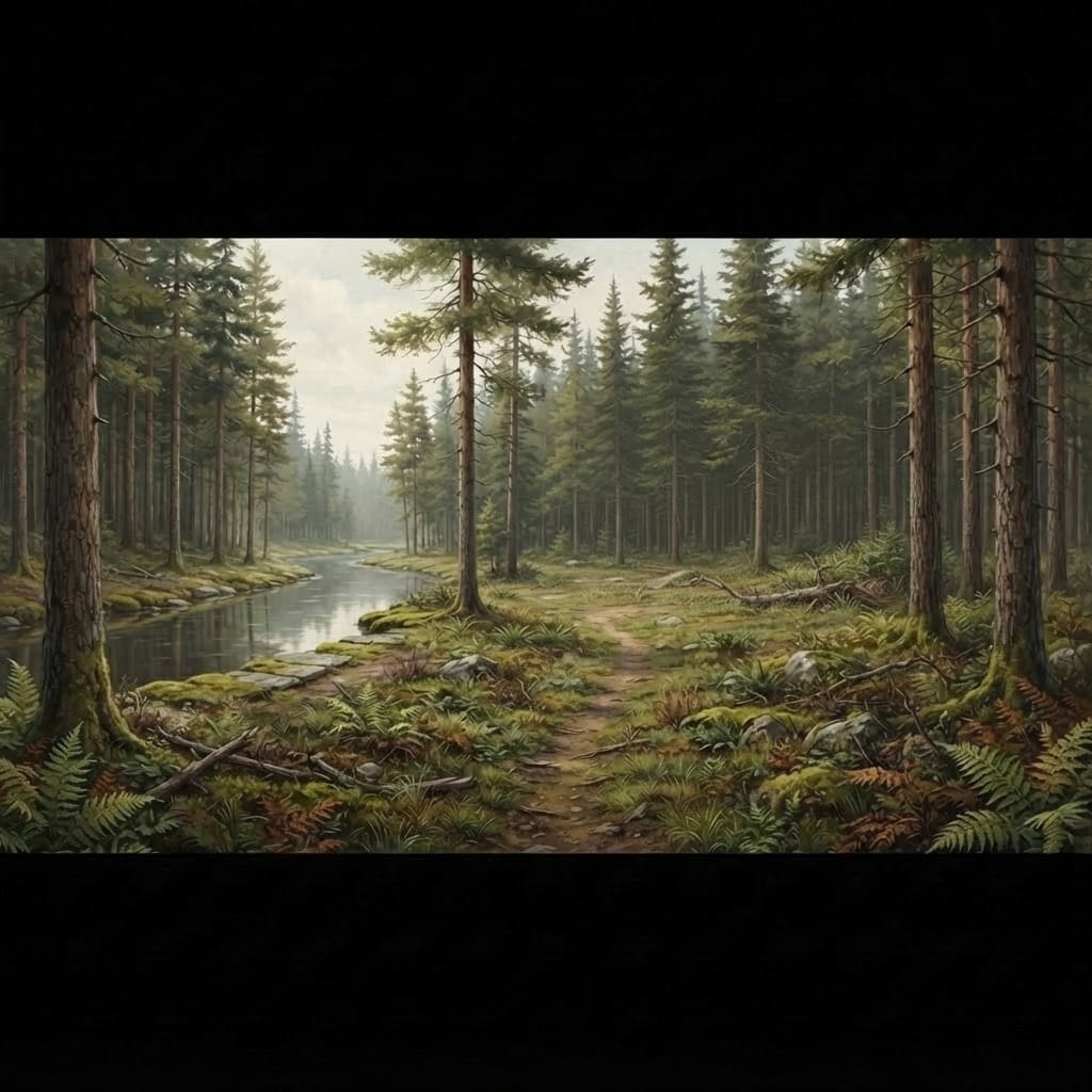 Image: The clearing stands completely open in the center