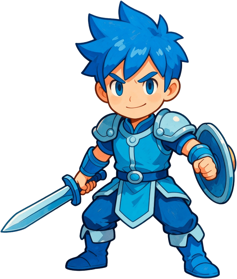 Wakfu Ally Warrior Blue
