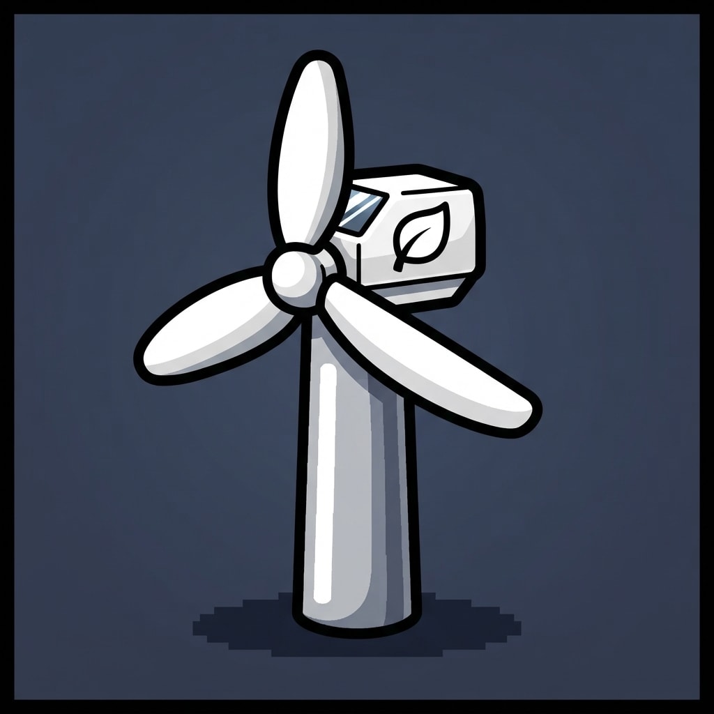Green Energy Shop Icon