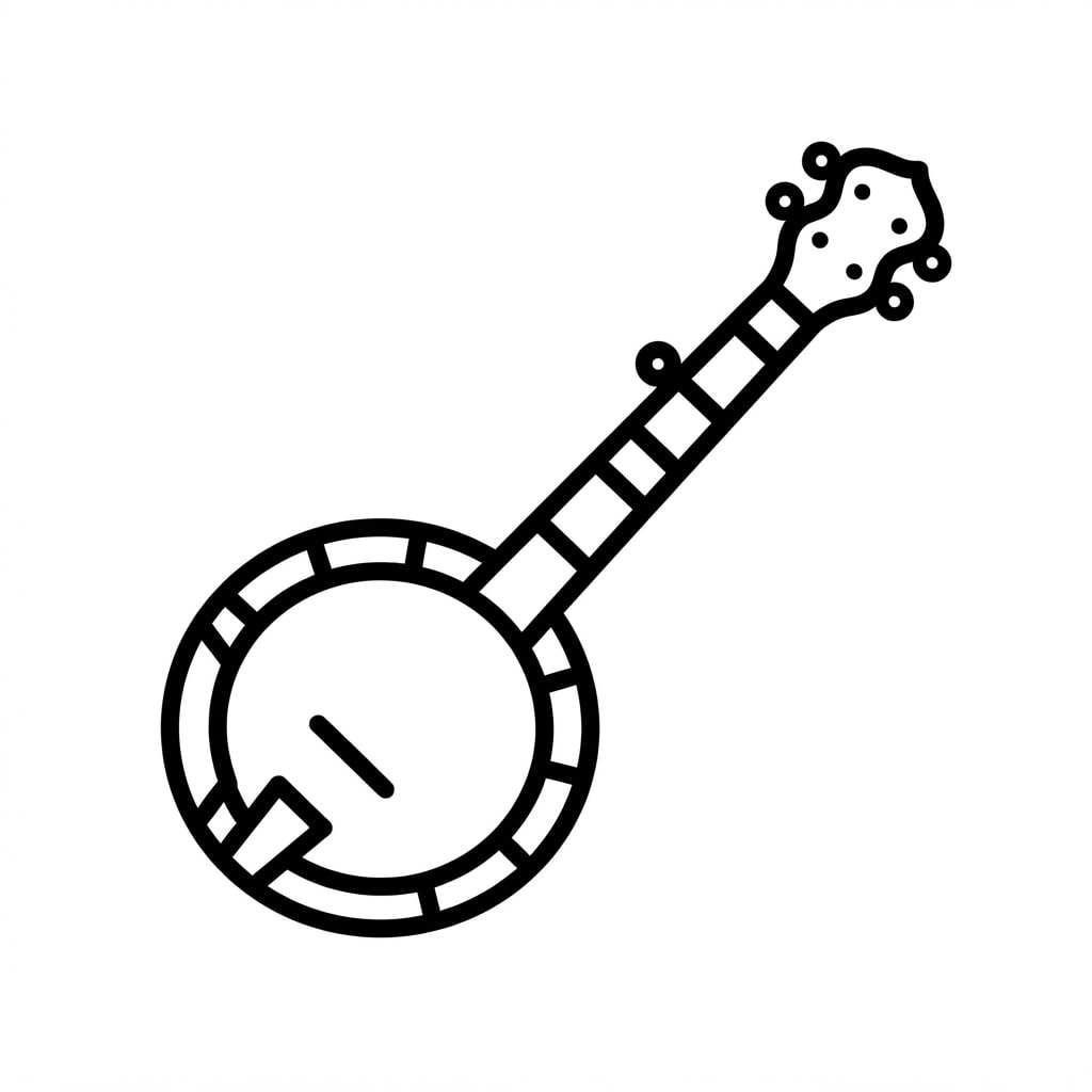 Image: Redraw this instrument as a clean, bold ICON / pic