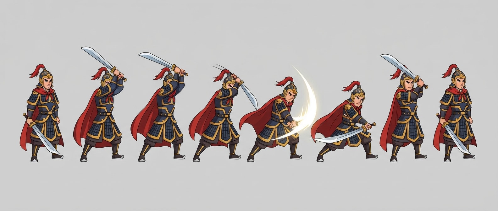 Warlord Attack Animation Sprite Sheet