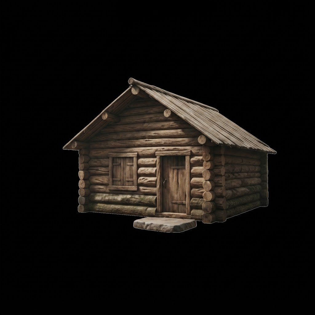 Rustic Cabin Cut