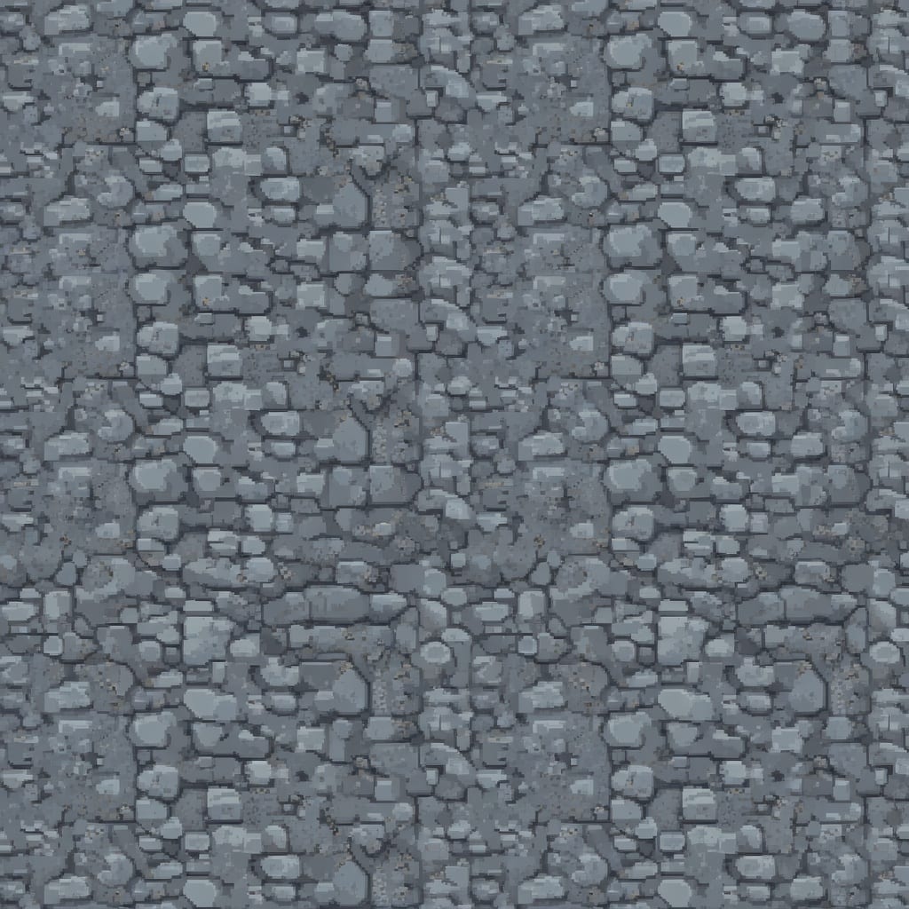 Mountain Gray Stone Pixel Texture