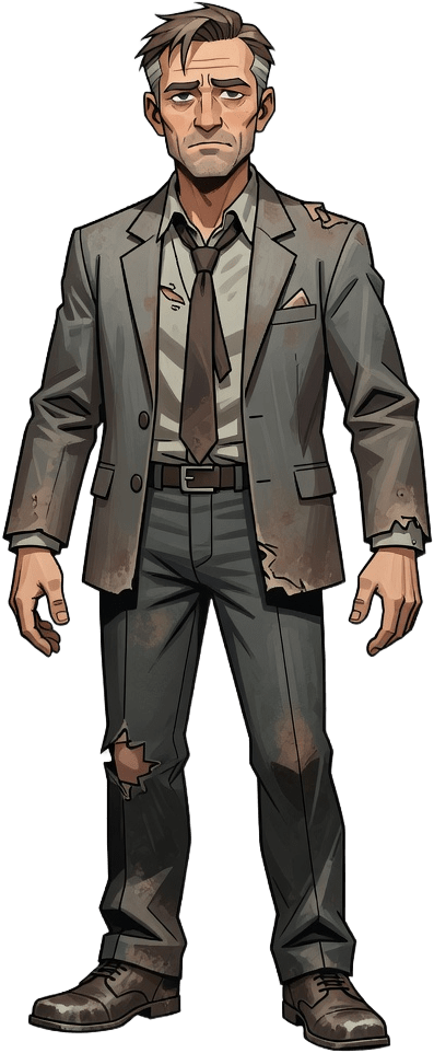 Ragged Businessman Sprite