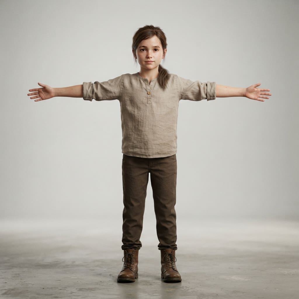 Test Child 001 T-Pose Concept