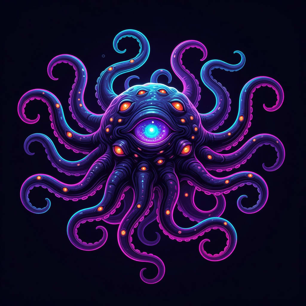 Space Monster Boss - Tentacled Abomination
