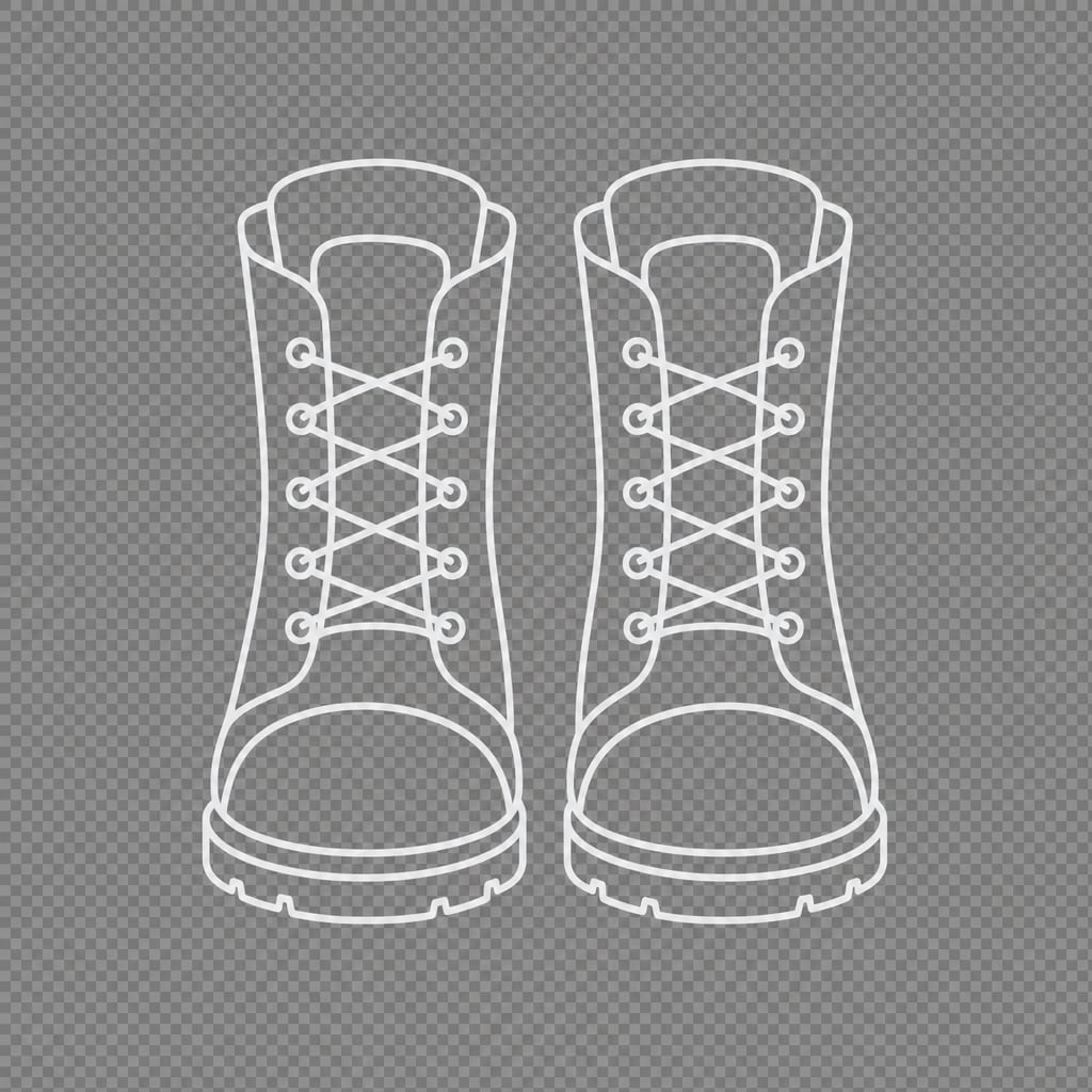 Inventar Icon Stiefel