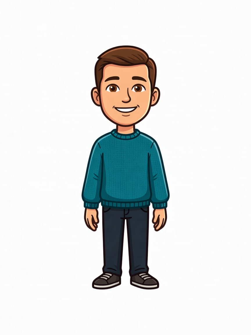 Male Avatar Premium Cartoon