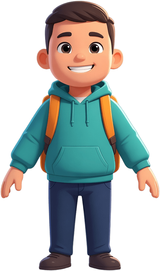 Cartoon 2.5D Boy Avatar