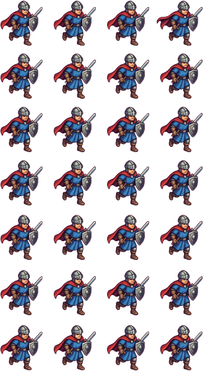 Medieval Knight 8-Direction Run