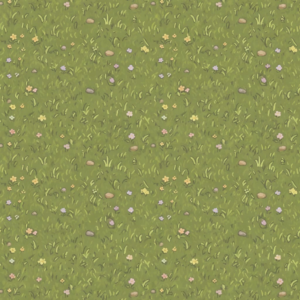 Pixel Grass Ground Texture
