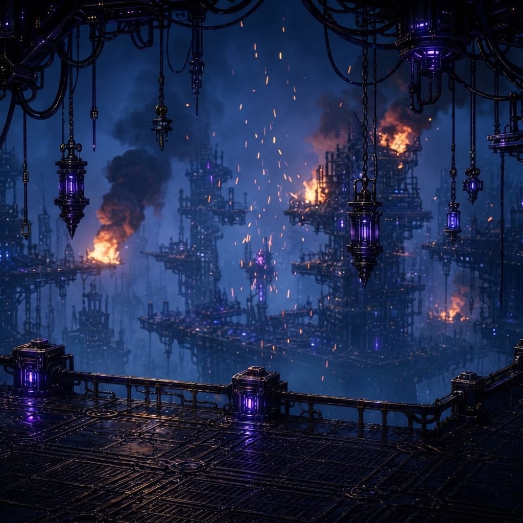 Image: Keep EXACT same art style, quality, and purple neo