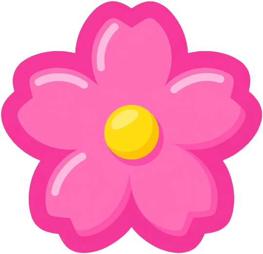 Candy Tile Face - Blossom (pink)