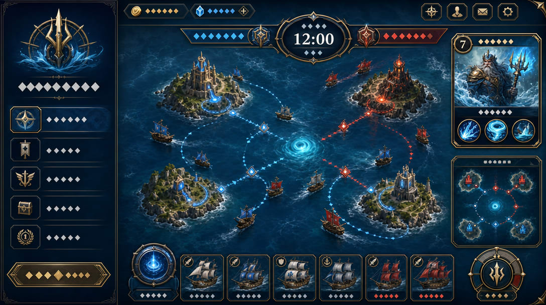 Water War Battle UI Direction
