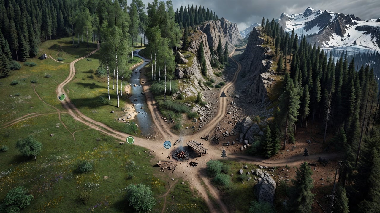 9k Nights Wilderness Rescue Map