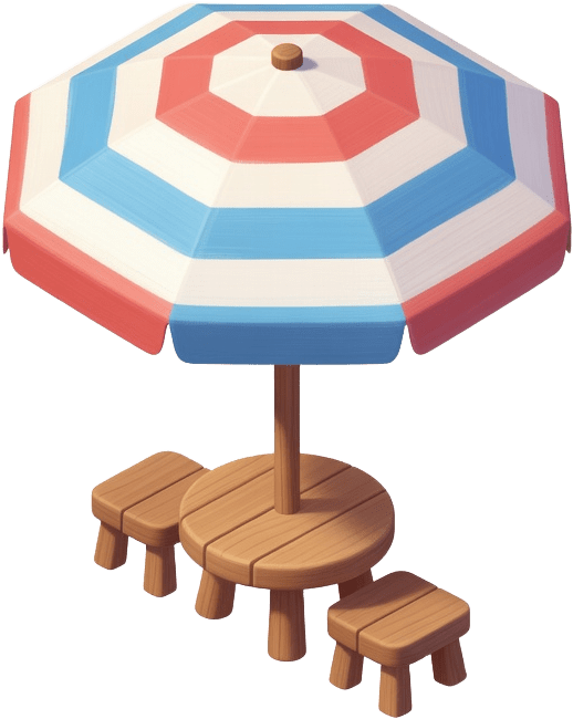 Beach umbrella