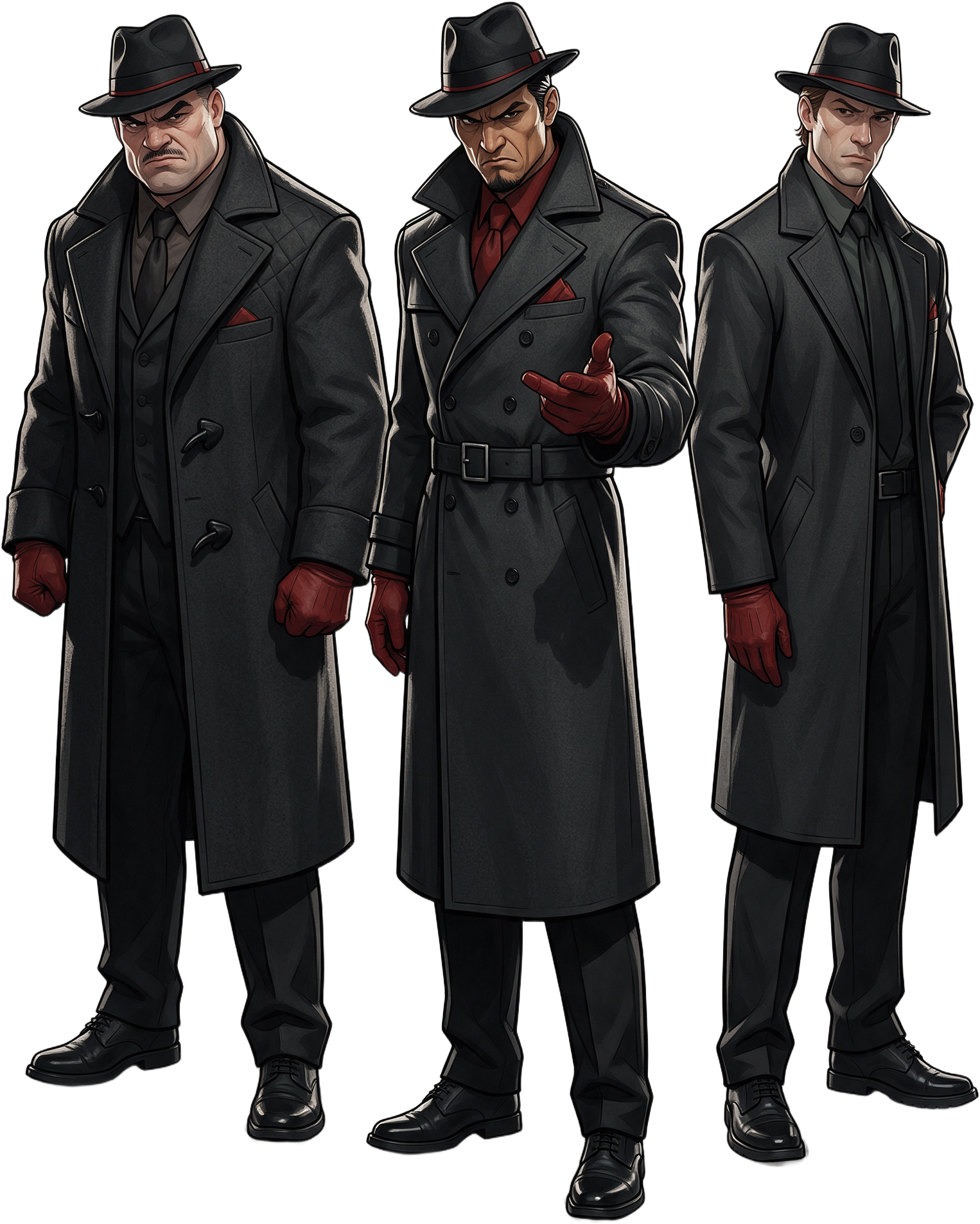Mafiosos Perseguidores - Abrigos Oscuros