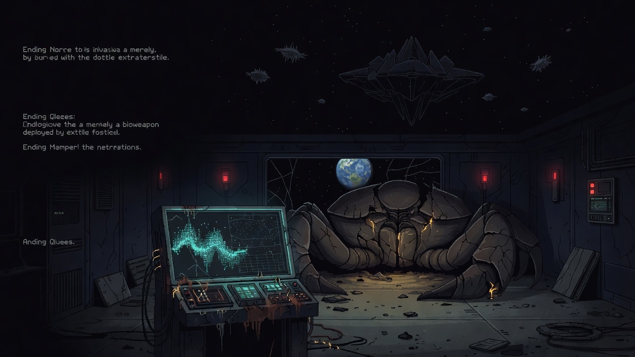 Beneath the Ashes Alien Transmission Ending