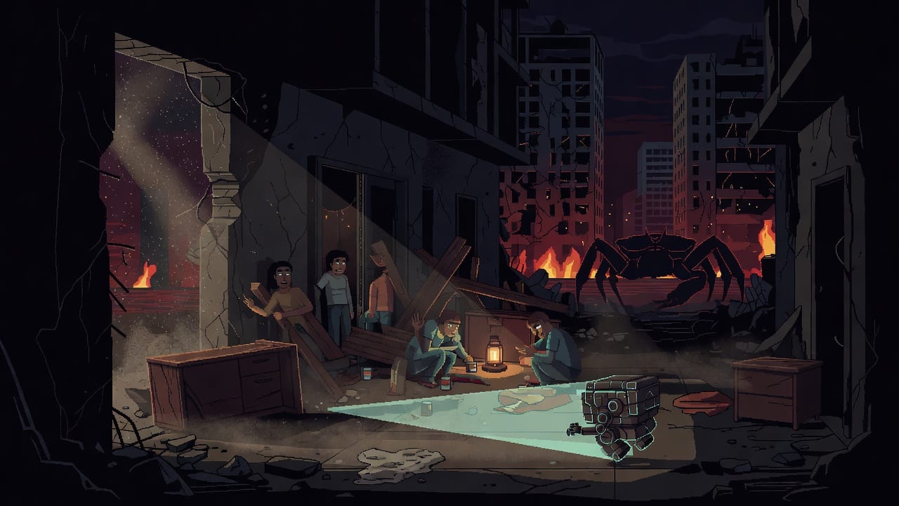 Beneath the Ashes Survivor Rescue Scene