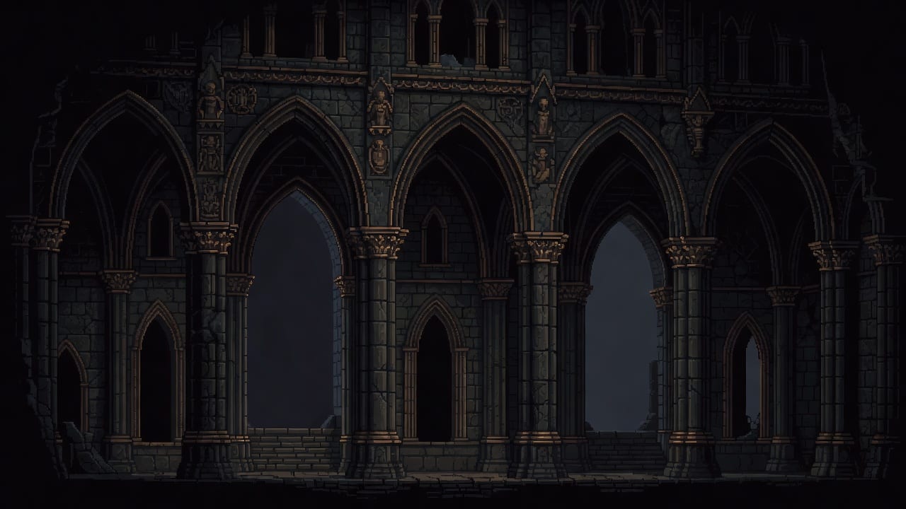Midground Parallax Cathedral Interior