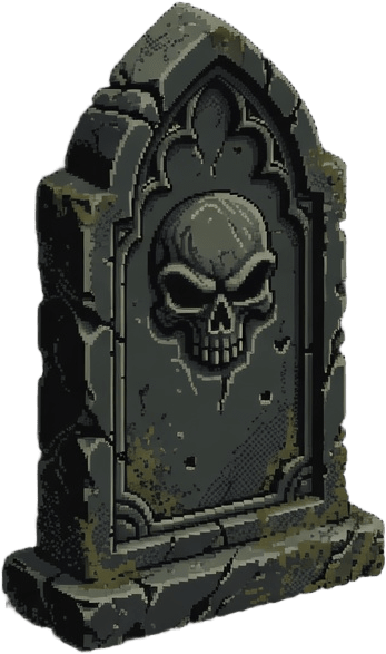 Gravestone Skull