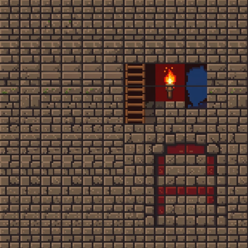 Floor 1 Stone Dungeon Tileset