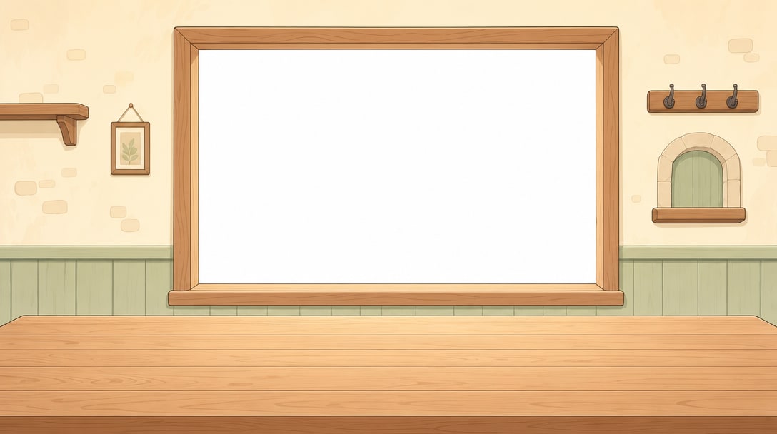 Cozy Empty Room Window and Table Background