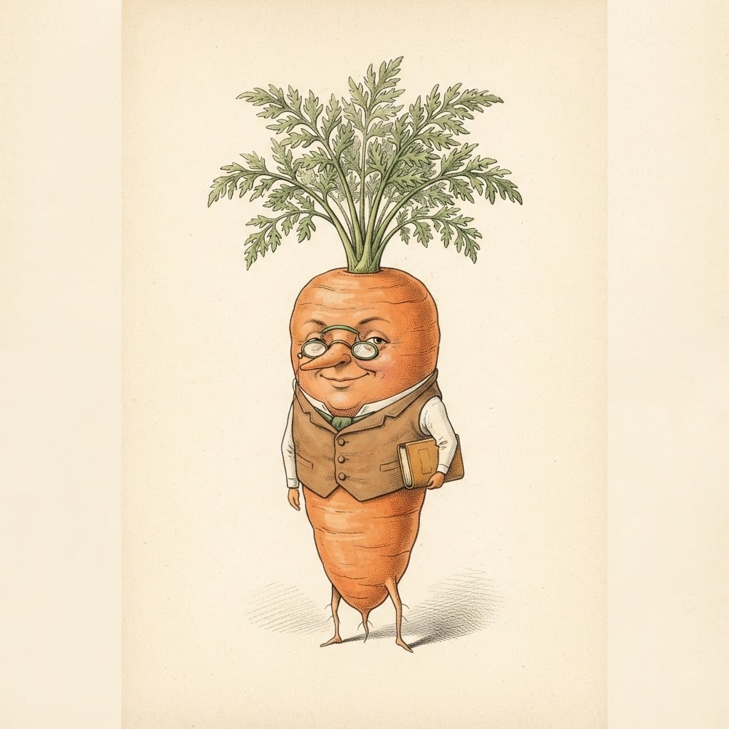 Image: Vintage botanical seed-catalogue illustration of a