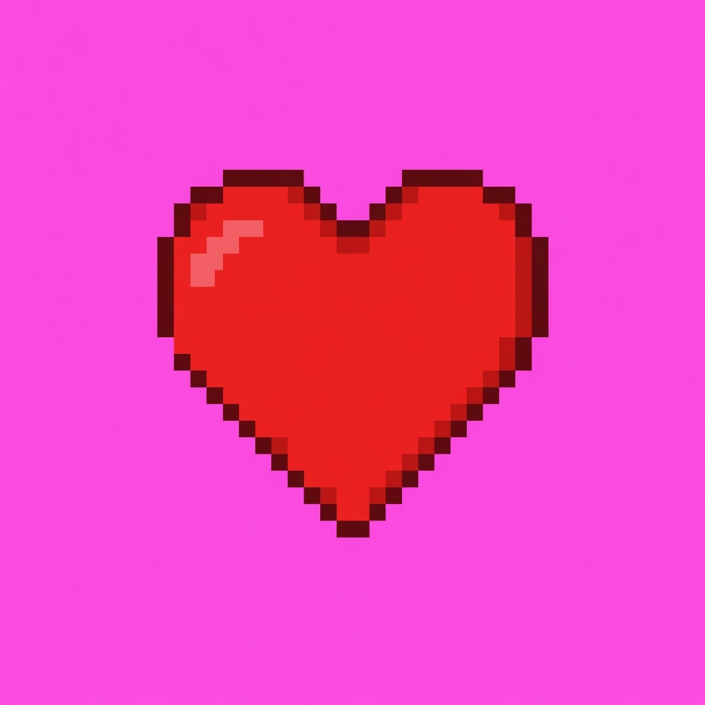 Red soul heart sprite