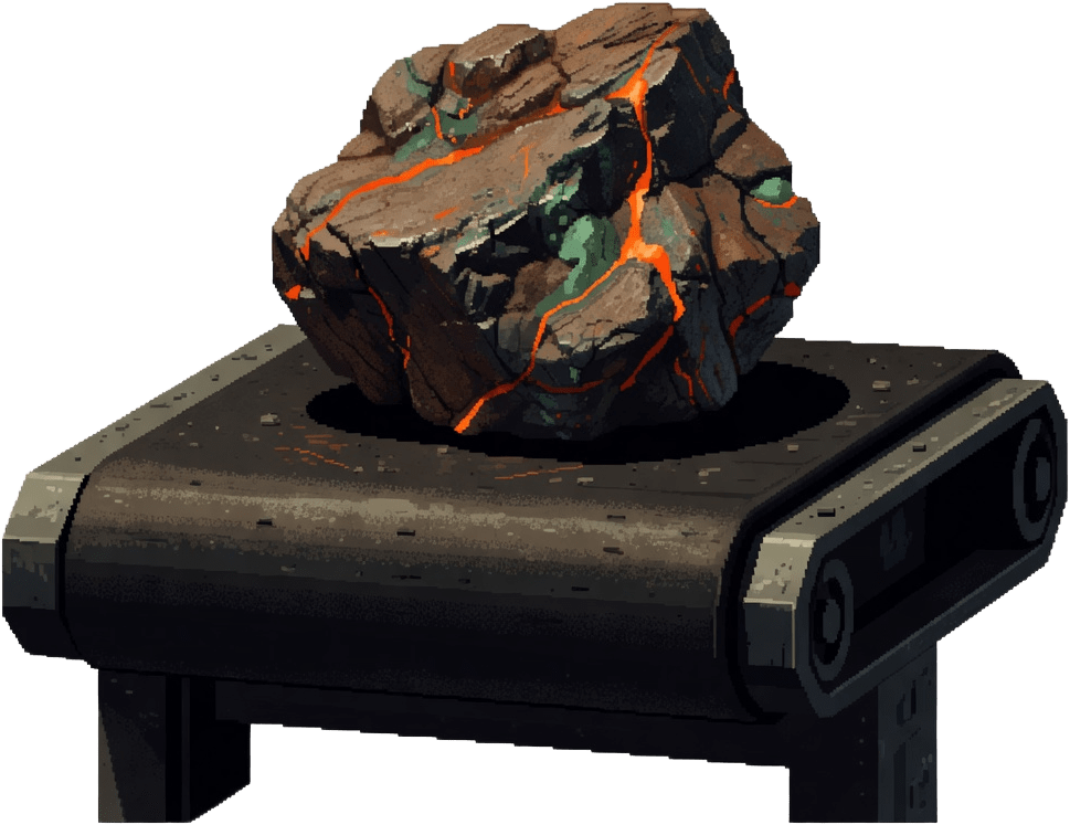 Raw Ore on Belt