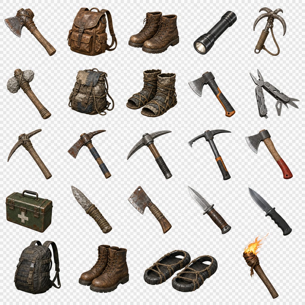 Survival Inventory Icon Kit