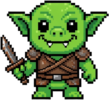 Pixel RPG Goblin Enemy