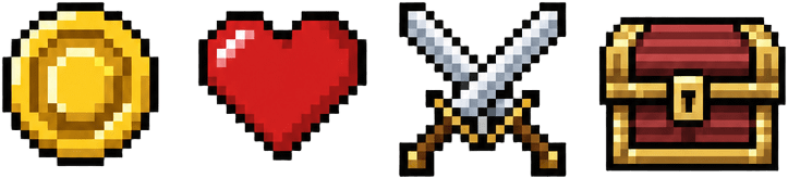 Pixel RPG UI Icons