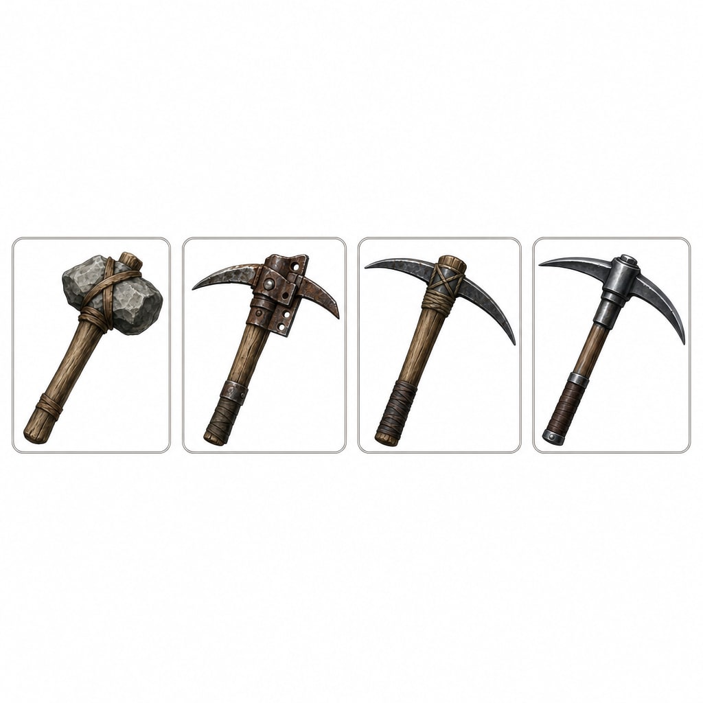 Survival Tool Icon Set