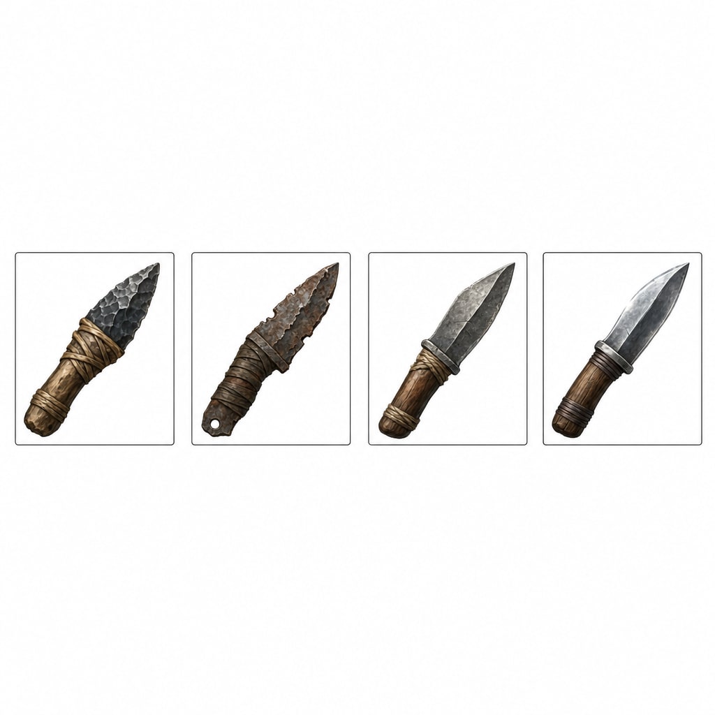 Survival Knife Inventory Icons