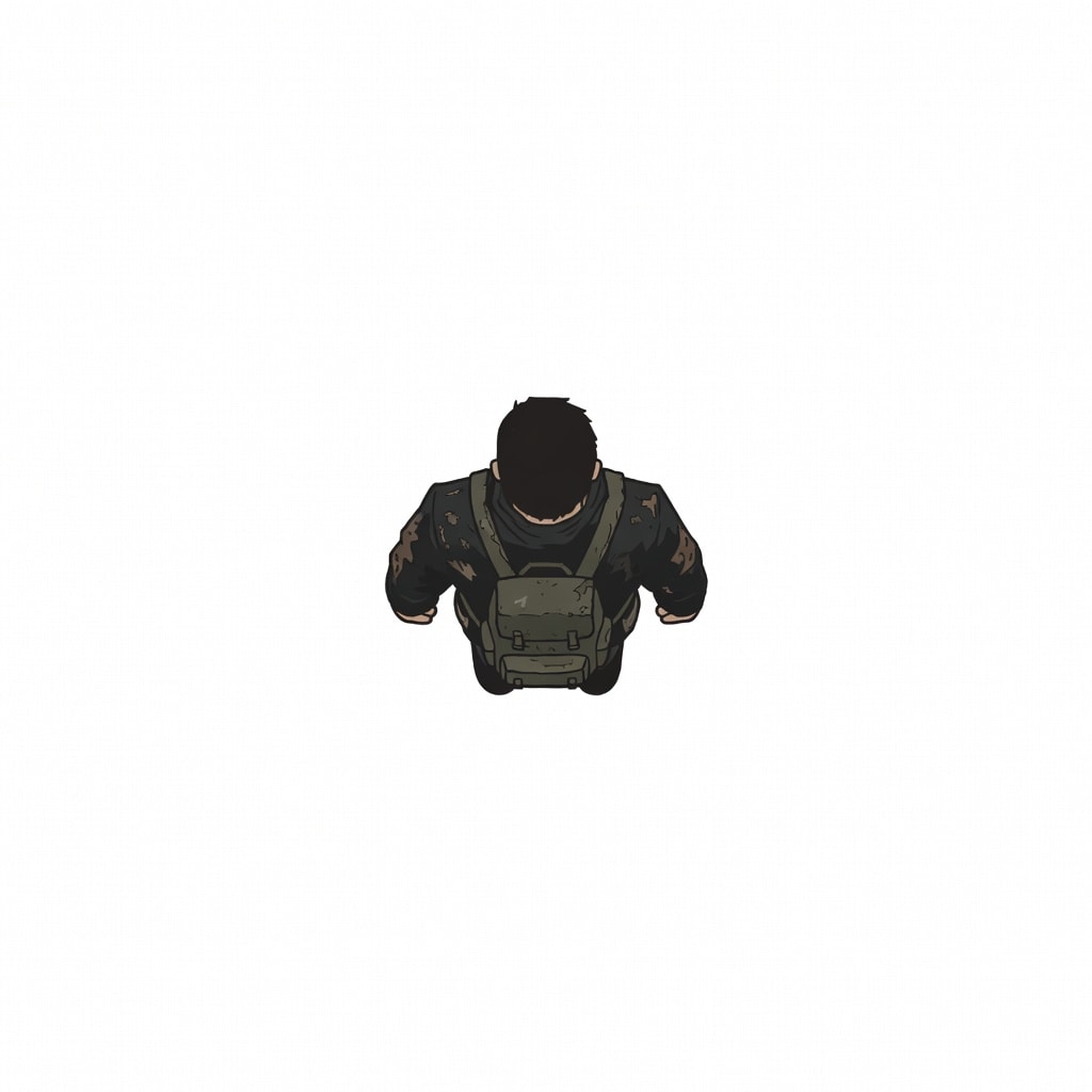 Survivor Player Top-Down Sprite