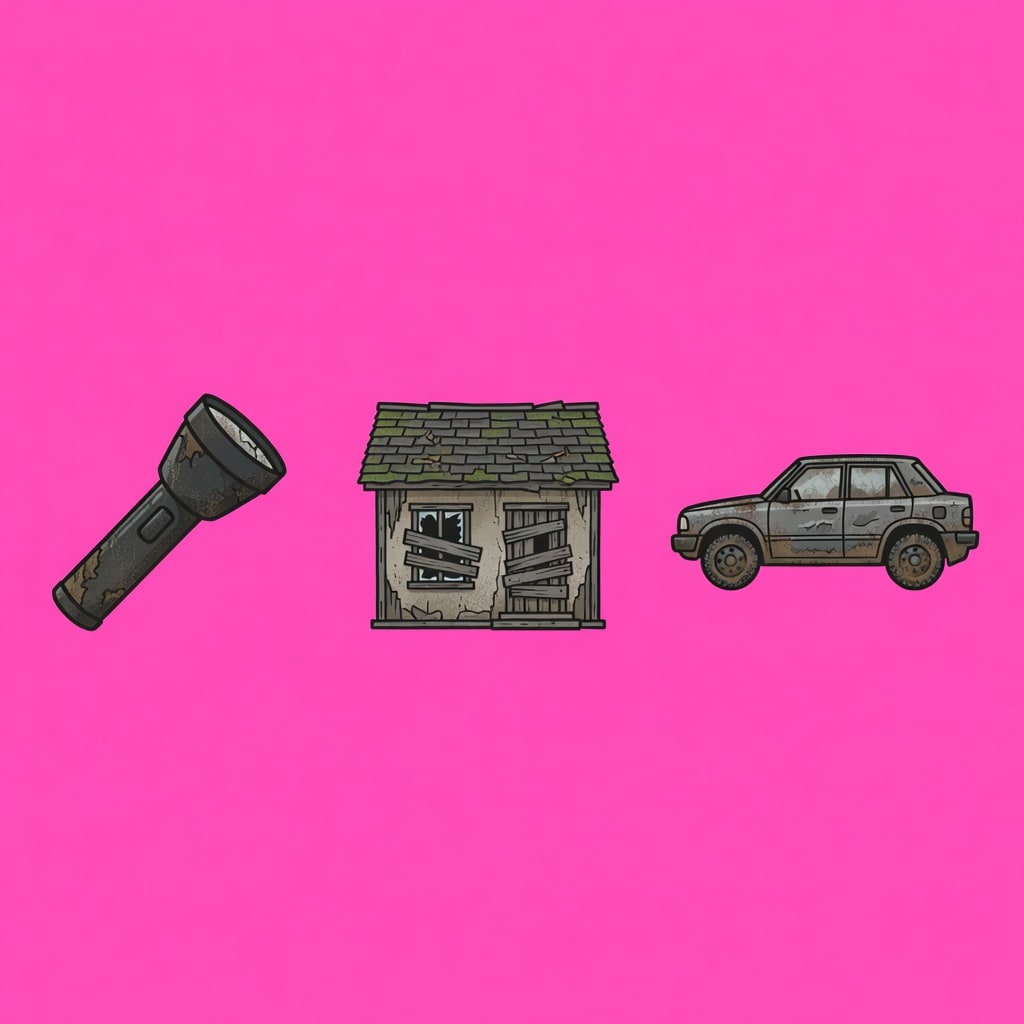 Card Icons Batch 5 (flashlight house vehicle) (3 / 3)