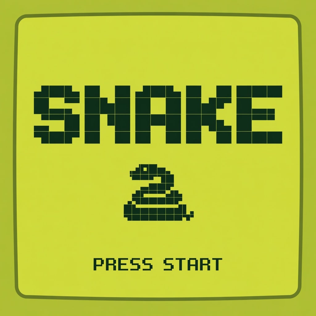 Nokia Snake - Title Screen