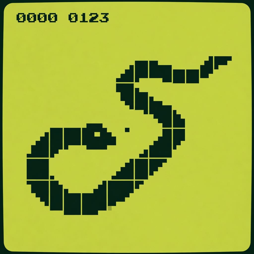 Nokia Snake - Gameplay Screen