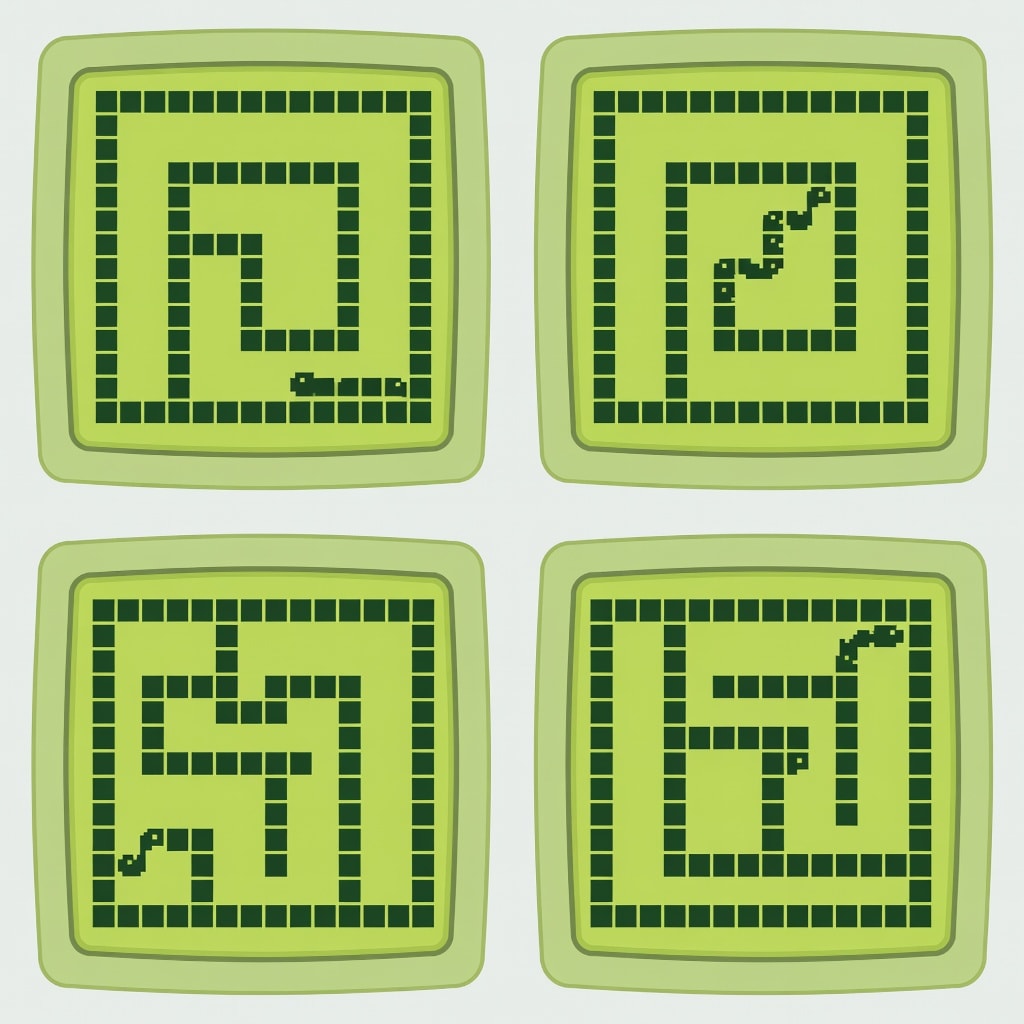 Nokia Snake - Level Layouts
