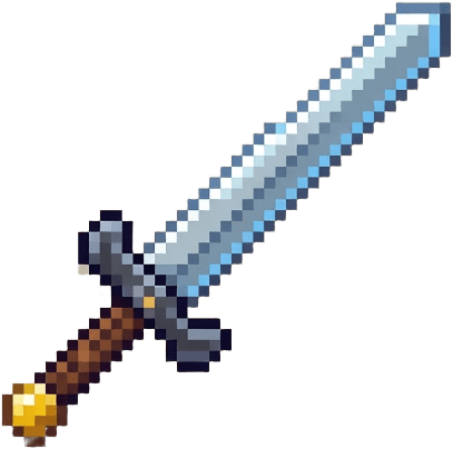 Top Down Retro Sword