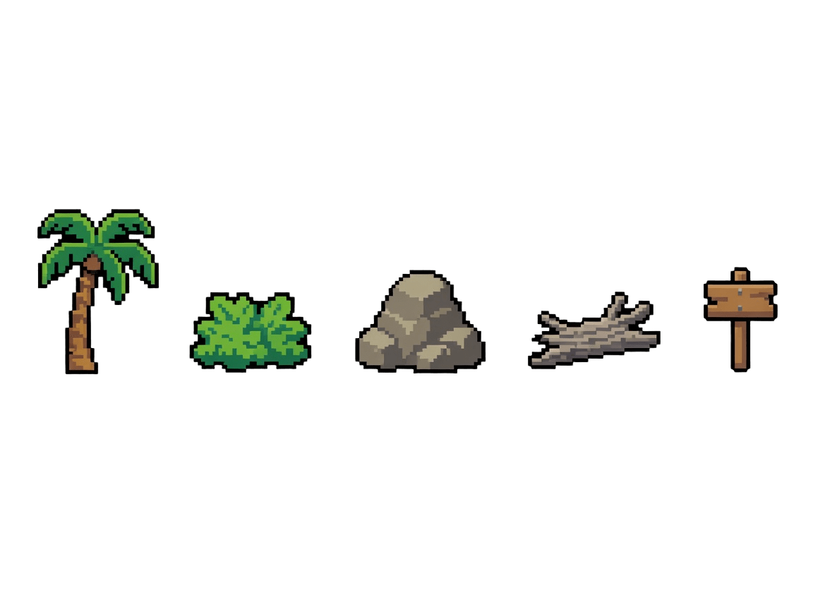 GBC Beach Sprites Sheet